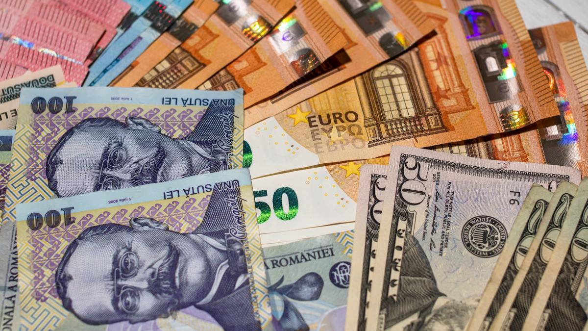 leul a stagnat vineri in raport cu euro dar a castigat teren in fata dolarului american