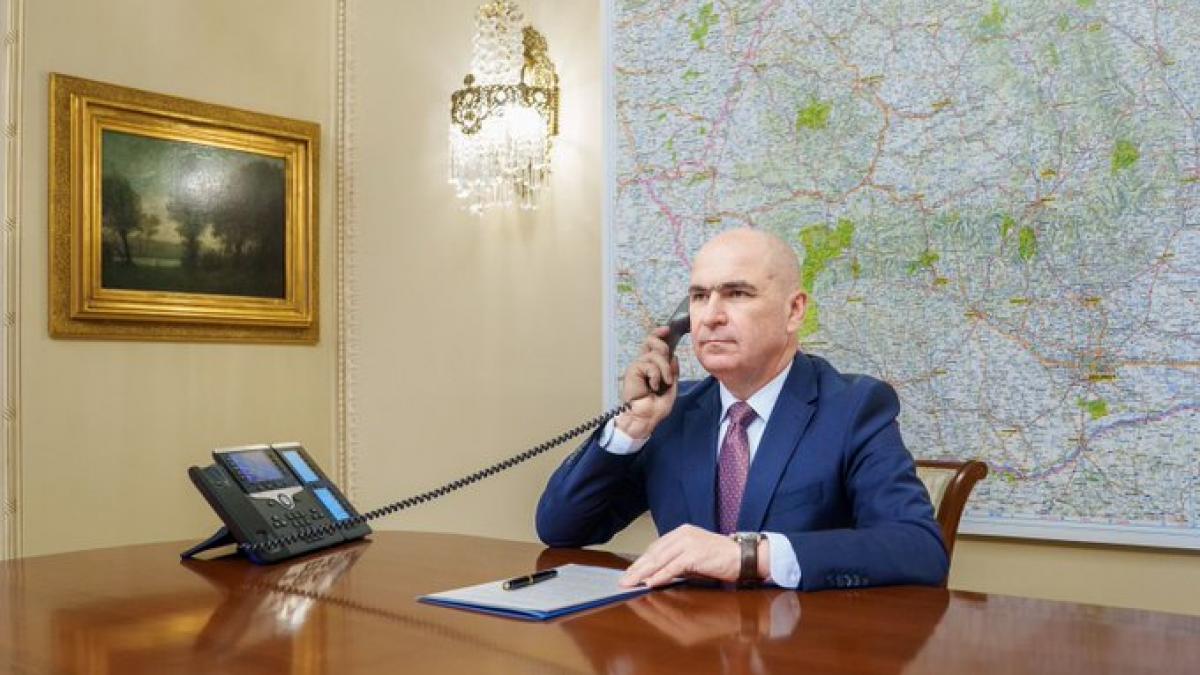 ilie bolojan a discutat la telefon cu presedintele consiliului european am subliniat sprijinul nostru pentru ucraina