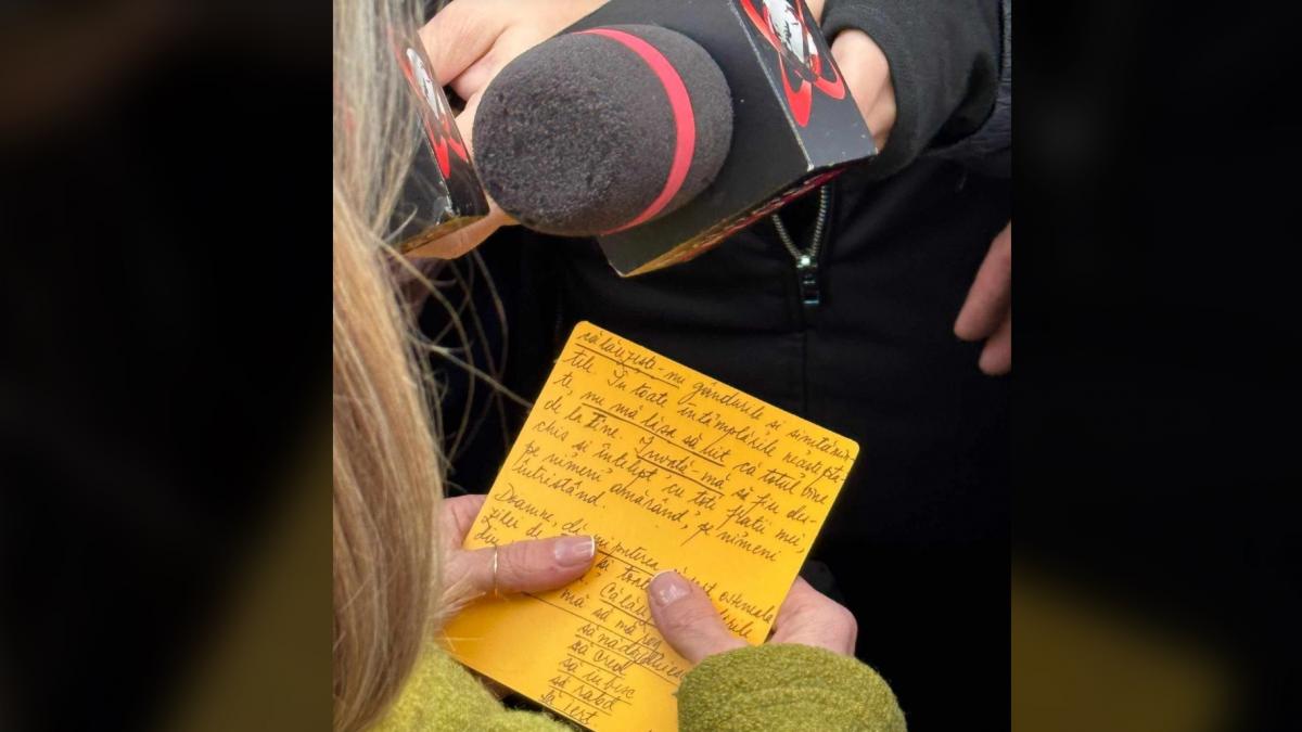 biletelul galben cu care a venit cristela georgescu in fata parchetului unde era audiat sotul sau