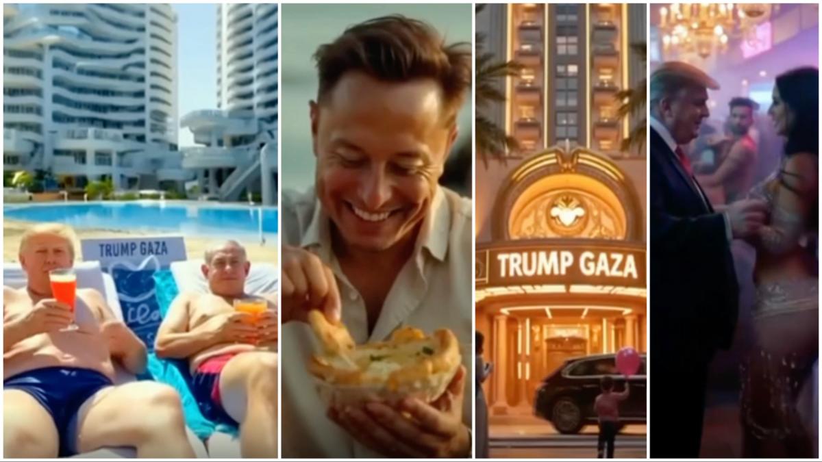 fasia gaza reconstruita statiune turistica donald trump