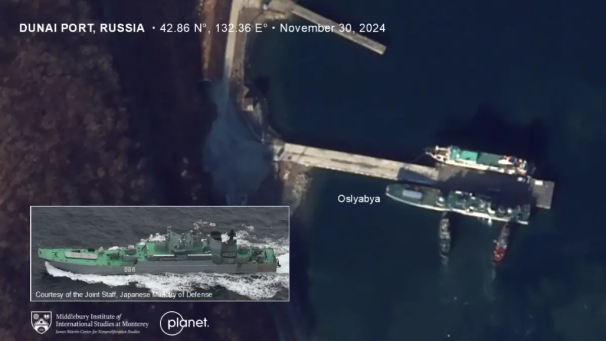 coreea de nord i ar fi trimis din nou soldati lui putin imagini din satelit cu trupele intr un port izolat din orientul indepartat
