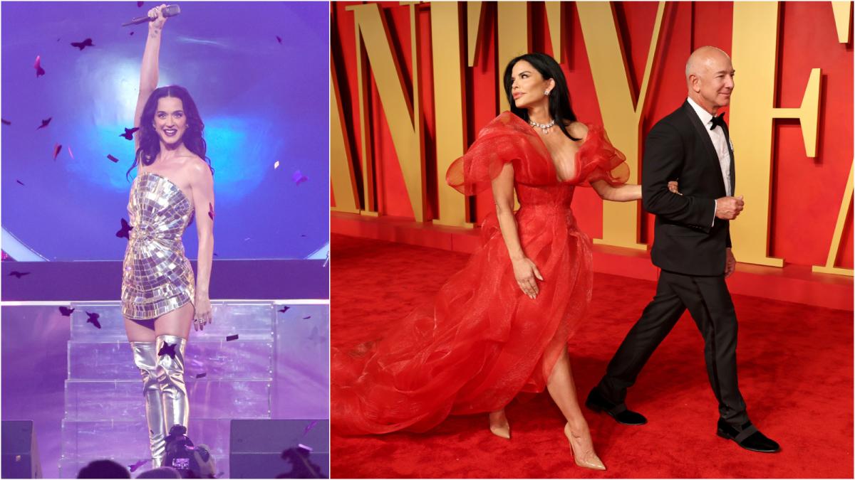 katu perry Lauren Sanchez jeff bezos