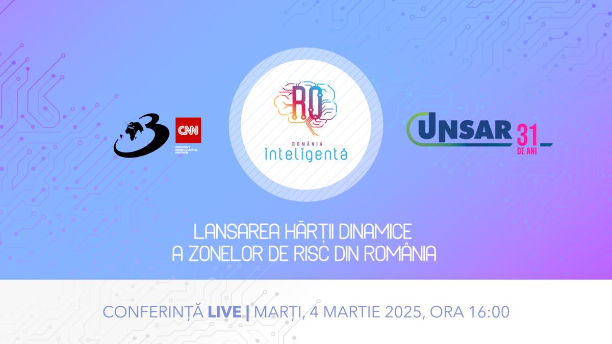 conferinta nationala romania inteligenta lansarea hartii dinamice a zonelor de risc din romania