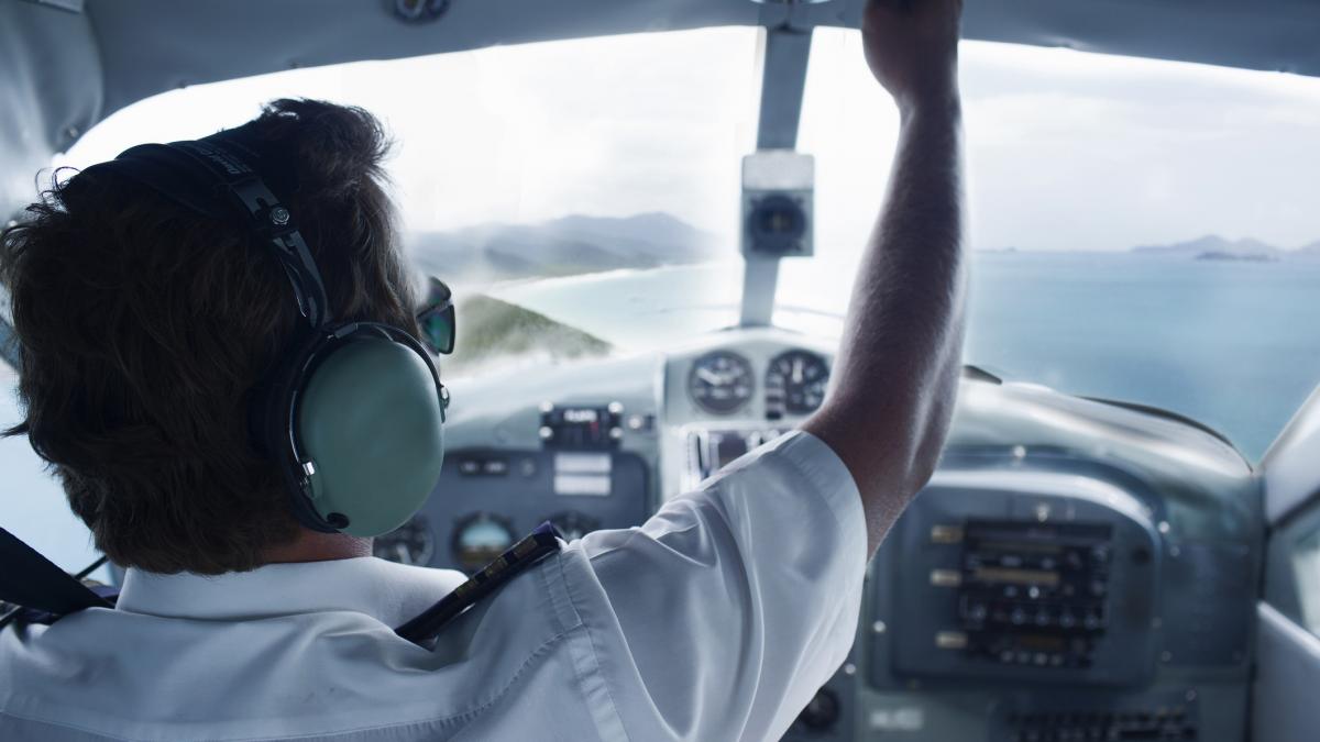 Un pilot aflat la mansa
