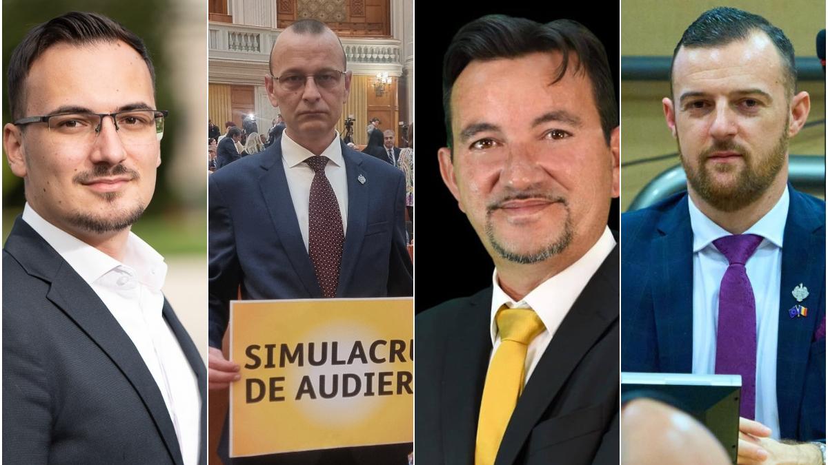 surse trei parlamentari aur au coordonat protestul violent din fata bec dupa ce a fost respinsa candidatura lui georgescu