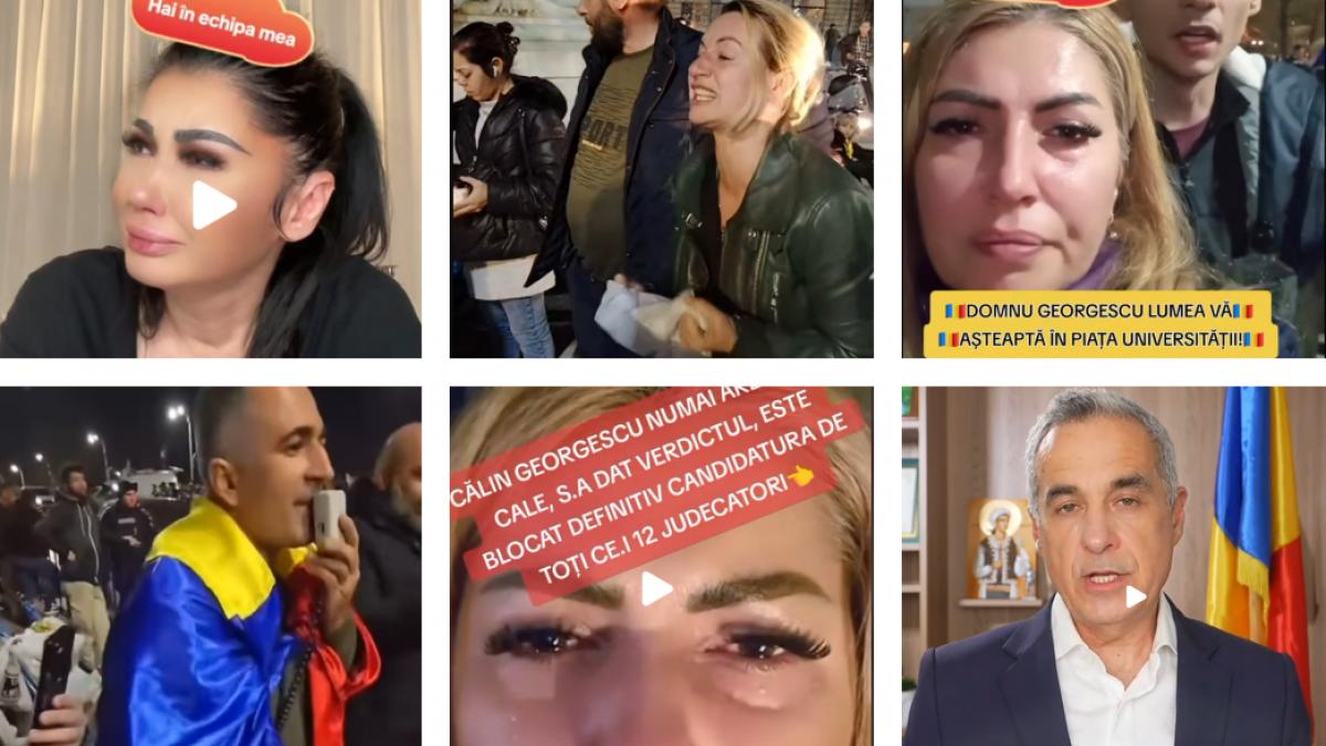 cum au reactionat fanii lui georgescu cand au aflat ca acesta nu mai poate candida oana zavoranu a plans live pe tiktok pe bani