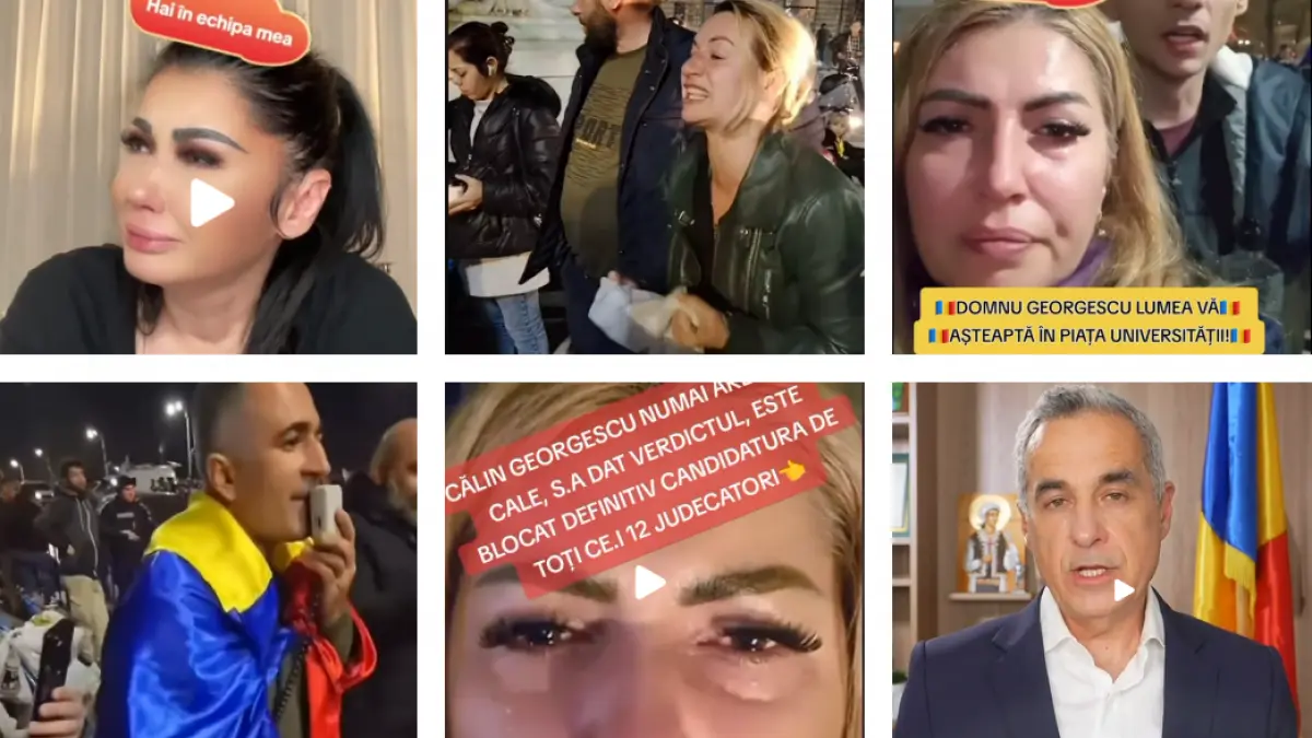 cum au reactionat fanii lui georgescu cand au aflat ca acesta nu mai poate candida oana zavoranu a plans live pe tiktok pe bani