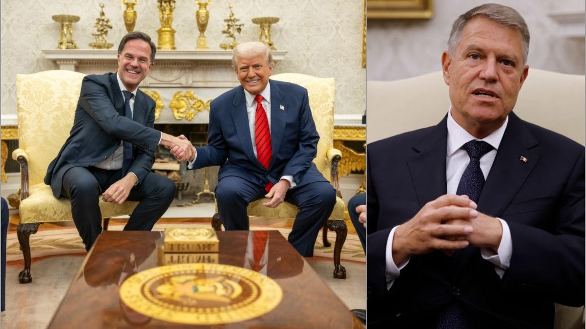 Mark Rutte Donald Trump Klaus Iohannis Profimedia Getty