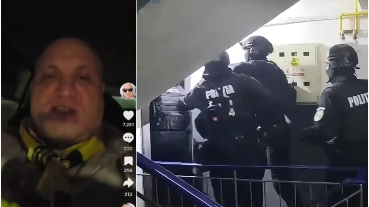 un barbat care instiga la violente dupa decizia bec a fost ridicat de mascati in casa avea mai multe arme