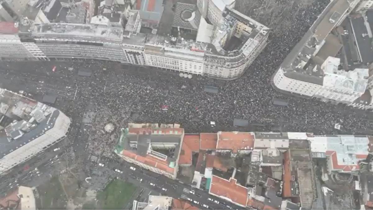 tensiuni uriase in serbia inaintea celui mai mare protest antiguvernamental