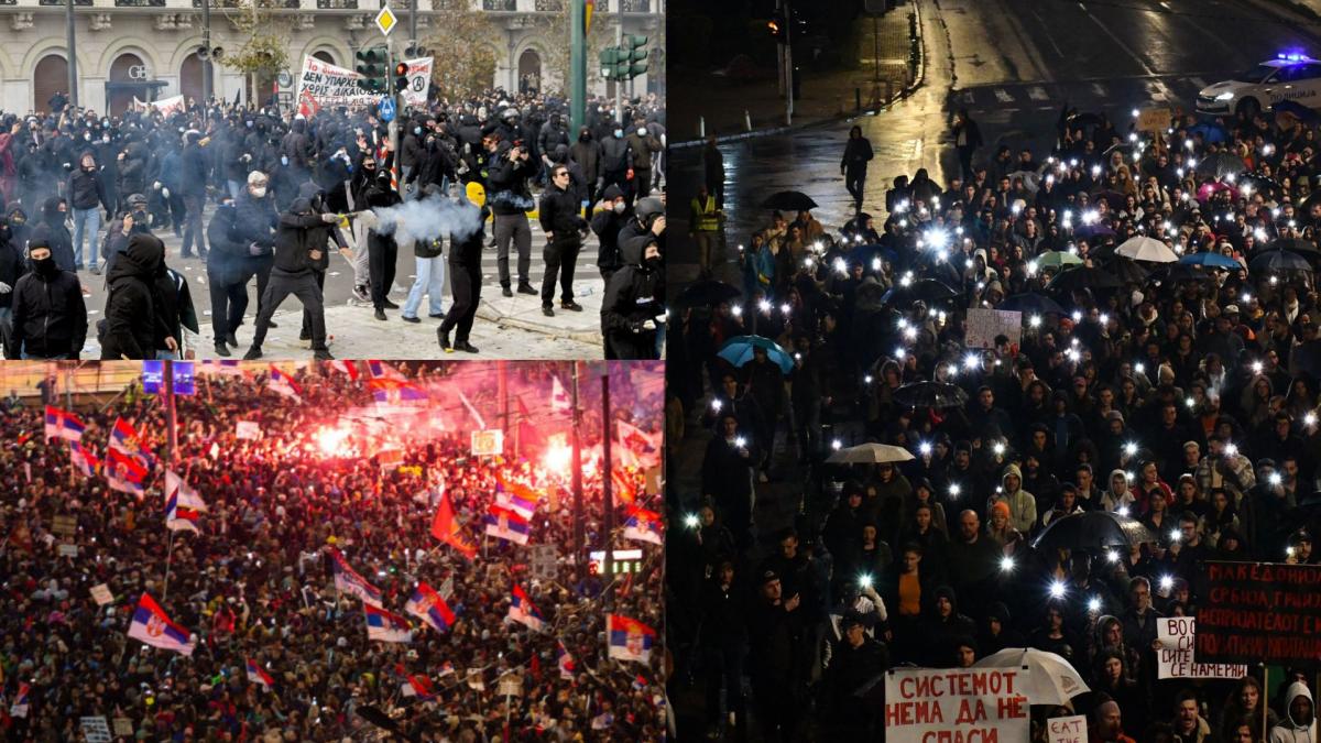 tarile din balcani stau pe un butoi cu pulbere proteste de amploare in mai multe tari din cauza coruptiei toti sunt la fel