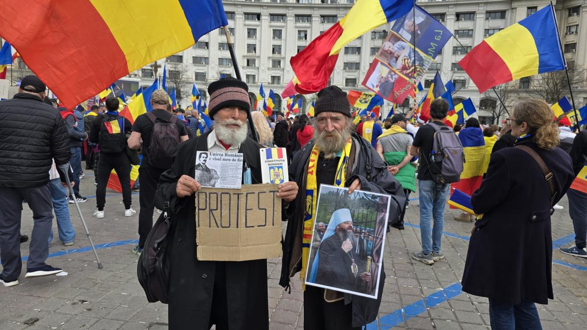 protest georgescu main