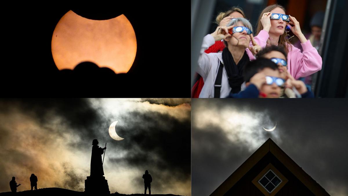 imagini spectaculoase cu eclipsa partiala de soare cum s a vazut din mai multe tari de pe glob imagini spectaculoase cu eclipsa partiala de soare cum s a vazut din mai multe tari de pe glob