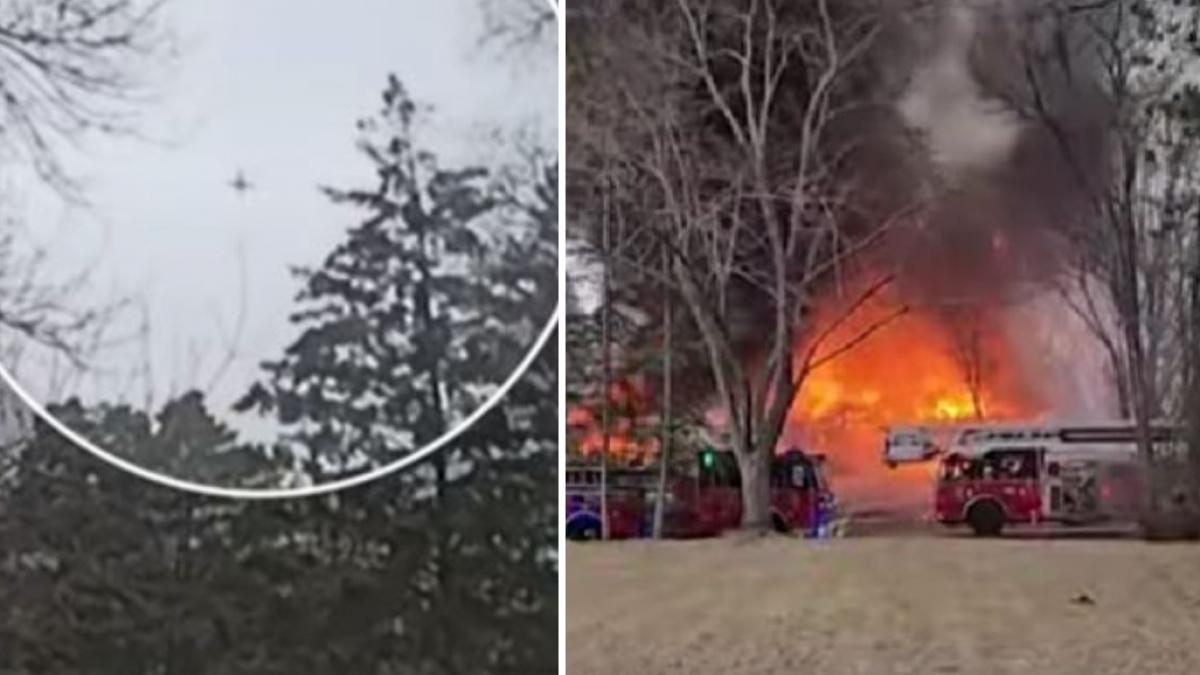 momentul in care un avion se prabuseste peste o casa din minnesota nu exista supravietuitori