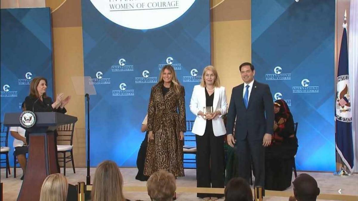 melania trump a elogiat o activista romanca premiata de departamentul de stat cine este georgiana pascu