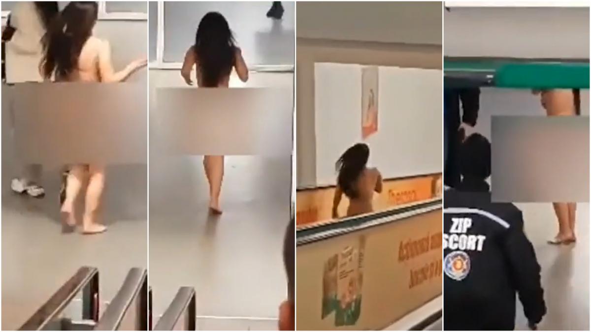 tanara care a alergat dezbracata intr un mall din constanta a fost internata la psihiatrie