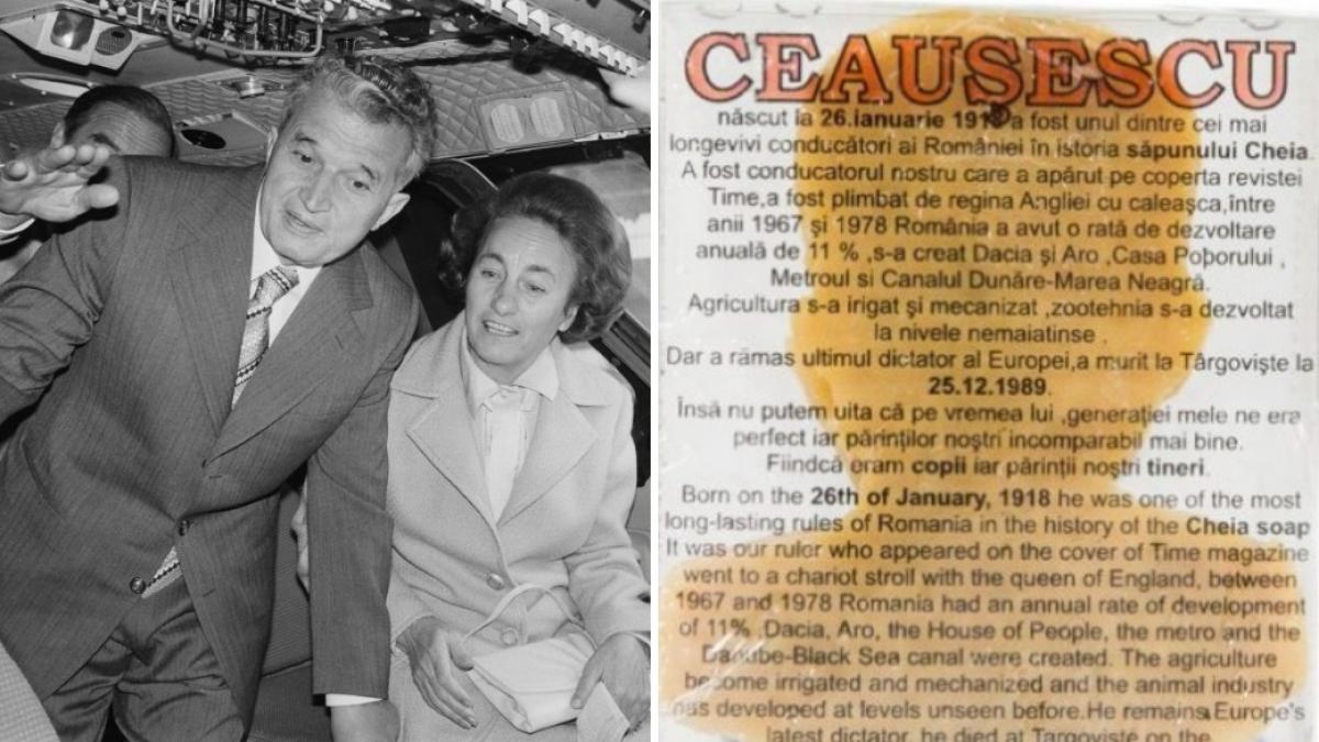 un sapun stantat cu figura lui nicolae ceausescu vandut online sub denumirea omagiu ceausescu a fost depus un denunt penal un sapun stantat cu figura lui nicolae ceausescu vandut online sub denumirea omagiu ceausescu a fost depus un denunt penal
