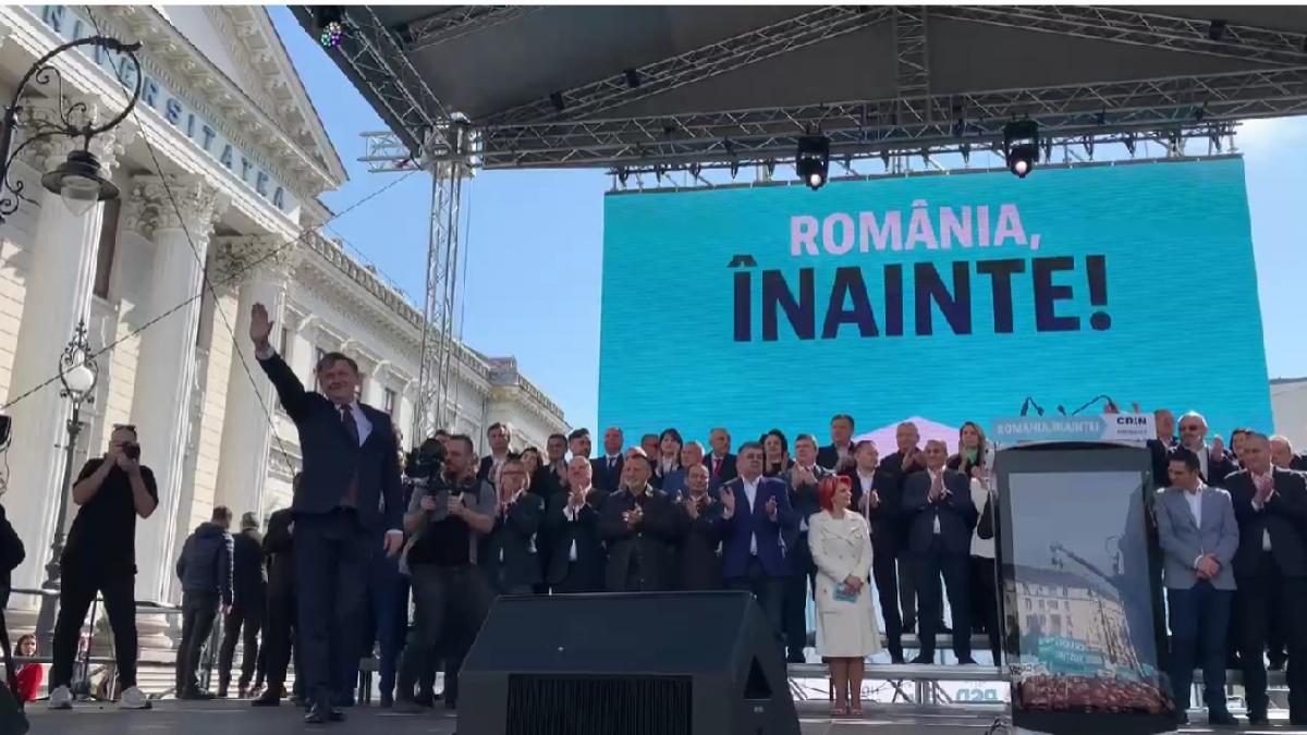 primul miting din campania electorala organizat de coalitie la craiova crin antonescu dusmanul meu sunt saracia boala
