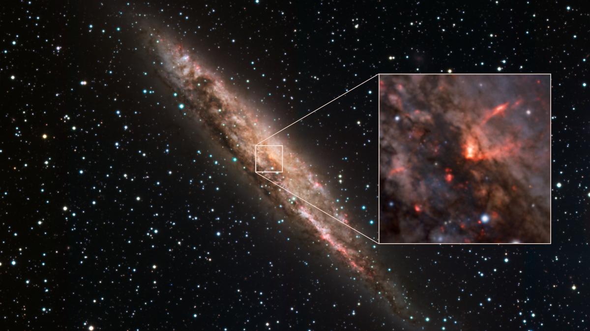 gaura neagra jet materie spatiul cosmic universul