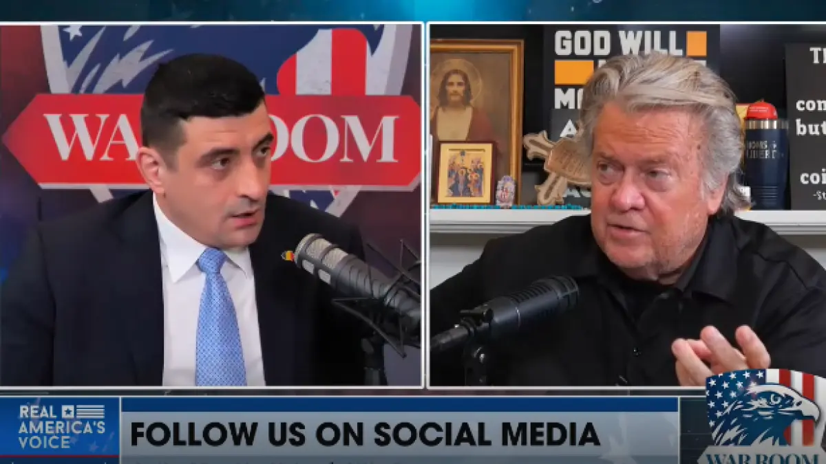interviu halucinant dat de george simion lui steve bannon seful aur sustine ca se vrea eliminarea lui