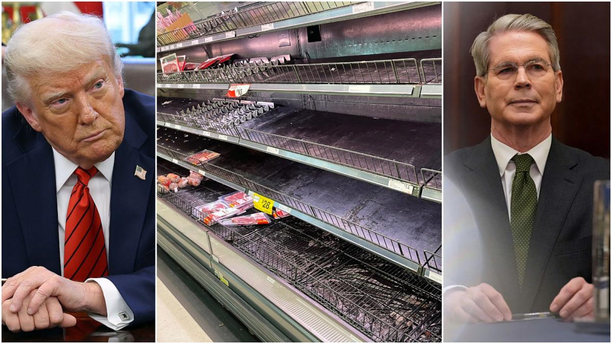 rafturi goale in magazinele din toata america scott bessent i a dus la casa alba pe sefii din retail pentru a l avertiza pe trump