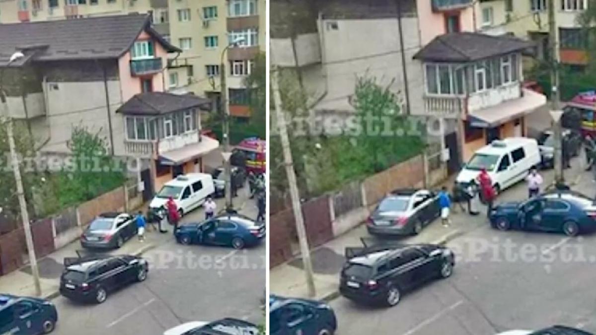 bataie cu toporul pe strazile din pitesti mascatii si politistii au intervenit de urgenta care este motivul conflictului