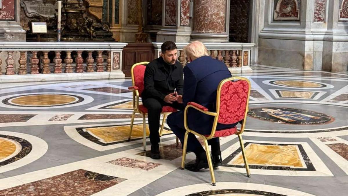 culisele intalnirii trump zelenski cum au ajuns cei doi lideri sa discute despre pace chiar in bazilica san pietro din vatican