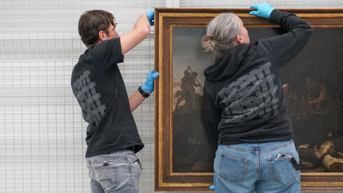 un copil a deteriorat un tablou evaluat la 50 de milioane de dolari un moment de neatentie