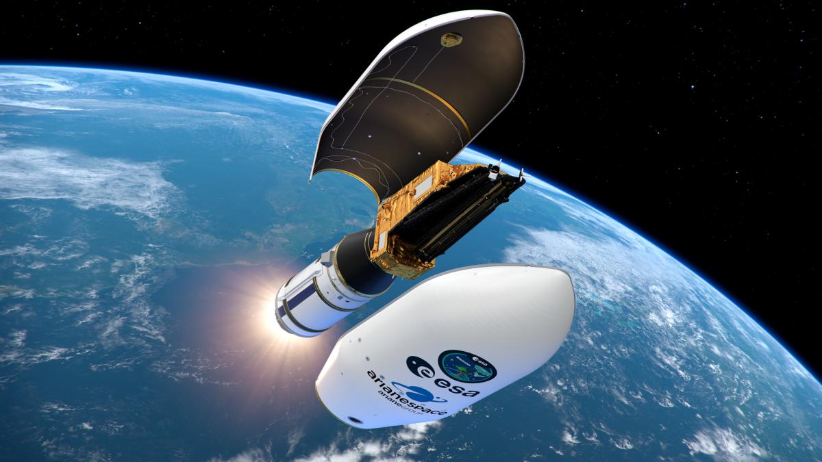 agentia spatiala europeana a lansat biomass satelitul care va cantari cei 1 5 trilioane de copaci ai planetei