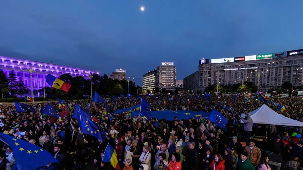 un singur drum europa mitinguri pro ue in bucuresti si in mai multe orase din tara