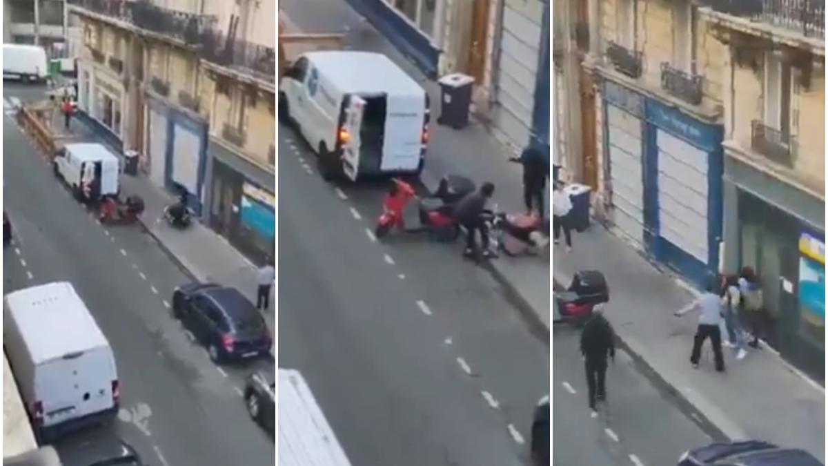 momentul in care fiica unui om de afaceri din domeniul criptomonedelor e atacata in paris de barbati mascati care au vrut sa o rapeasca