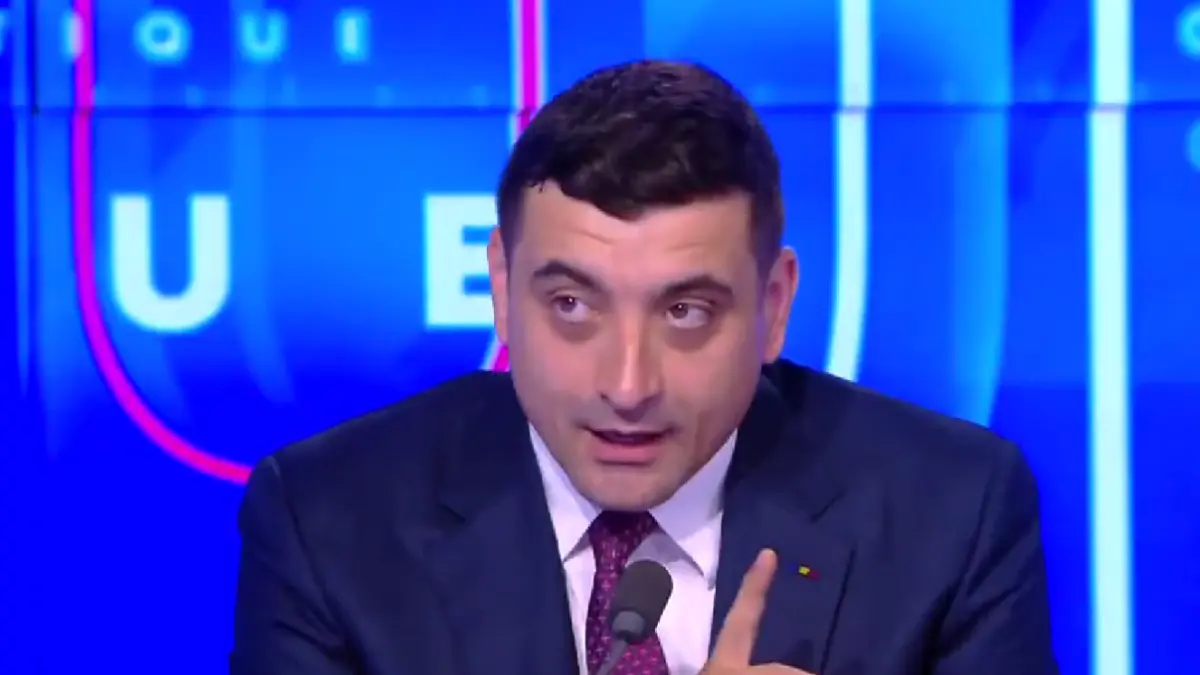 george simion oprit din delir in direct la o emisiune tv in franta jurnalistul francez franta nu este o dictatura