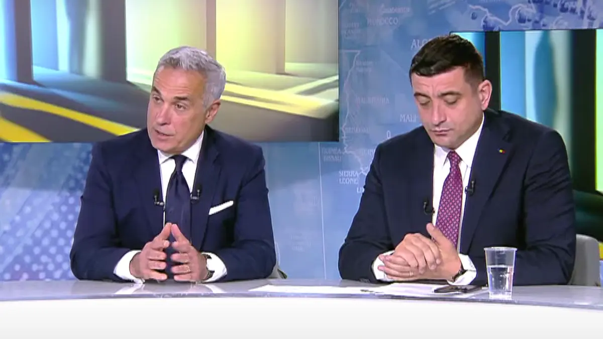georgescu si simion aparitie impreuna inainte de alegeri candidatul aur numit copilul nazdravan georgescu e taticul