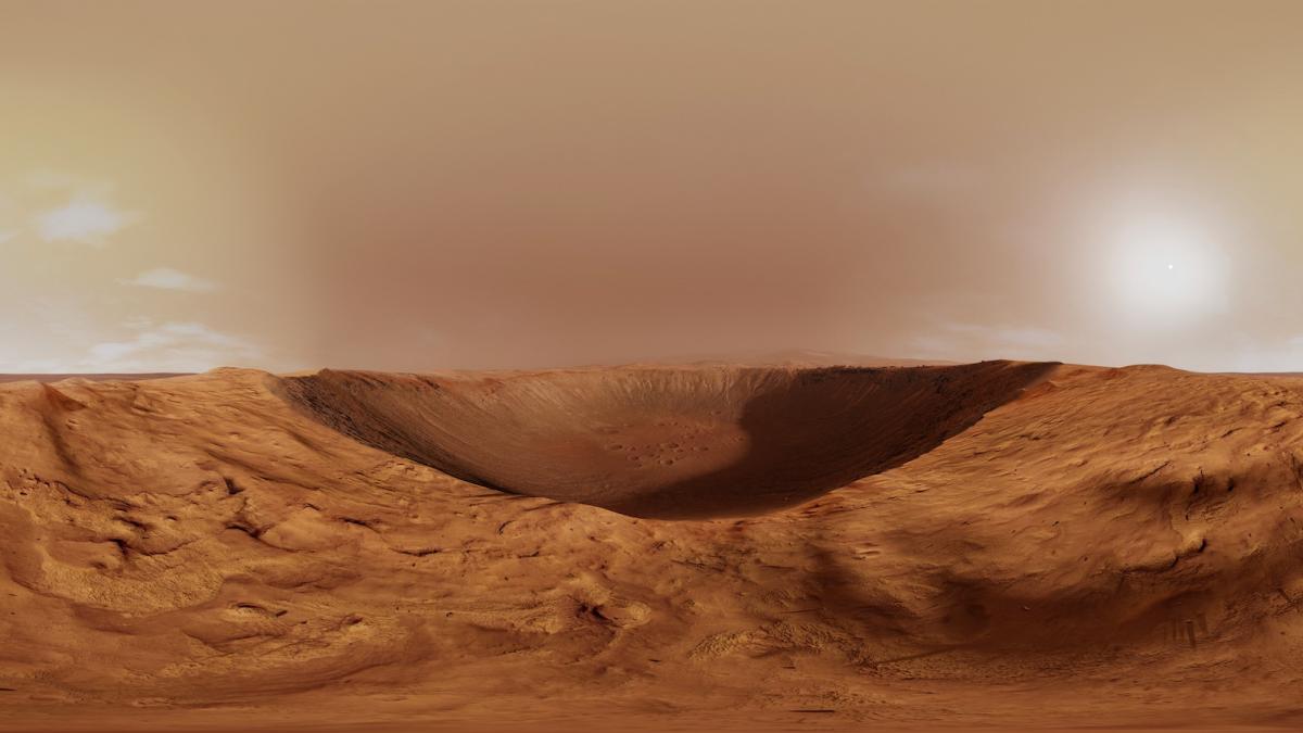 ce se ascunde sub craterele martiene oamenii de stiinta au gasit o cale sa vada sub suprafata acestora