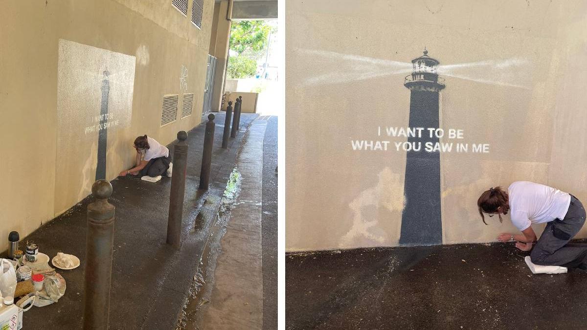 opera lui banksy de la marsilia a fost vandalizata la doar doua zile dupa aparitie a fost deja curatata