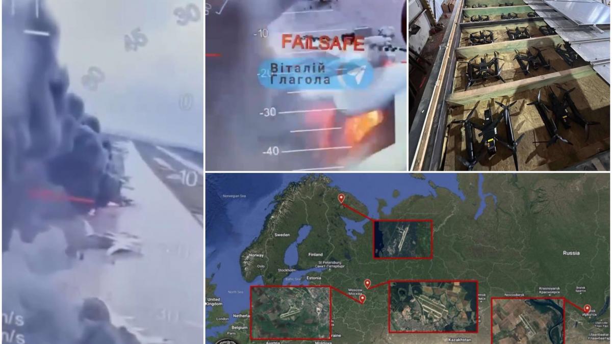 operatiunea panza de paianjen cum au reusit ucrainenii sa loveasca cu drone bombardierele si submarinele nucleare ale rusilor