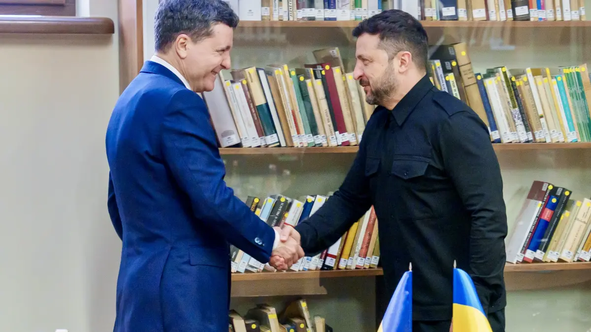 zelenski ii multumeste lui nicusor dan pentru asigurarea ca ucraina poate conta pe sprijinul continuu al romaniei