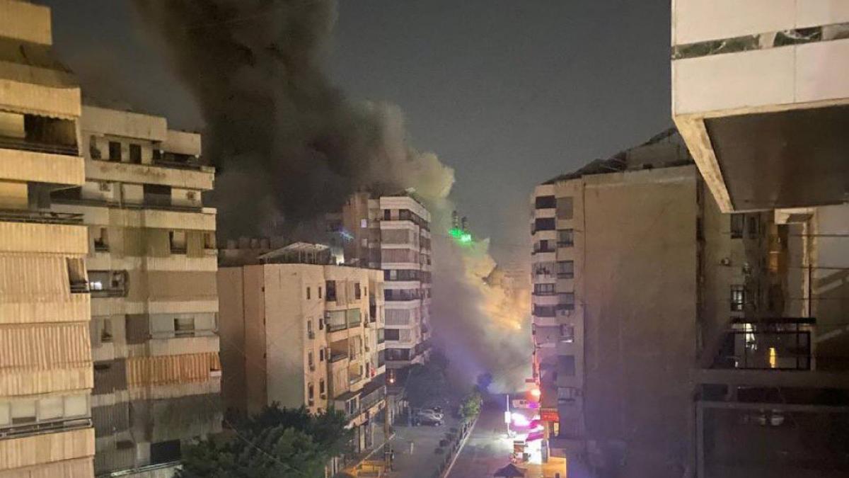 israelul a lovit o suburbie din beirut idf spune ca ataca tinte teroriste ale unitatii aeriene hezbollah