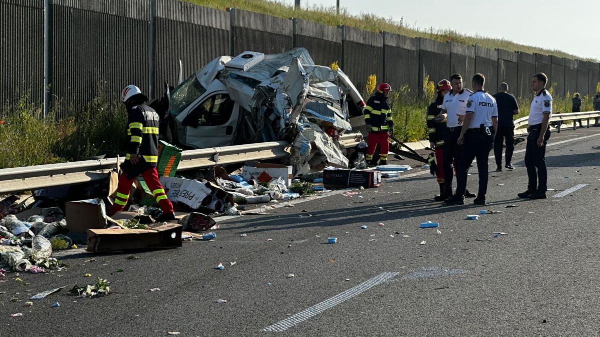 un mort si un ranit dupa ce o dubita si un tir s au izbit langa slatina