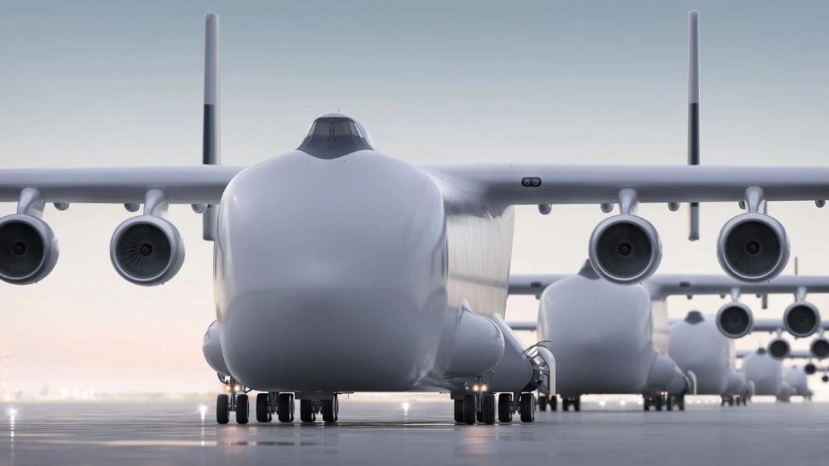 cea mai mare aeronava din lume debuteza la paris air show 2025 cum arata avionul windrunner lung de peste 100 de metri