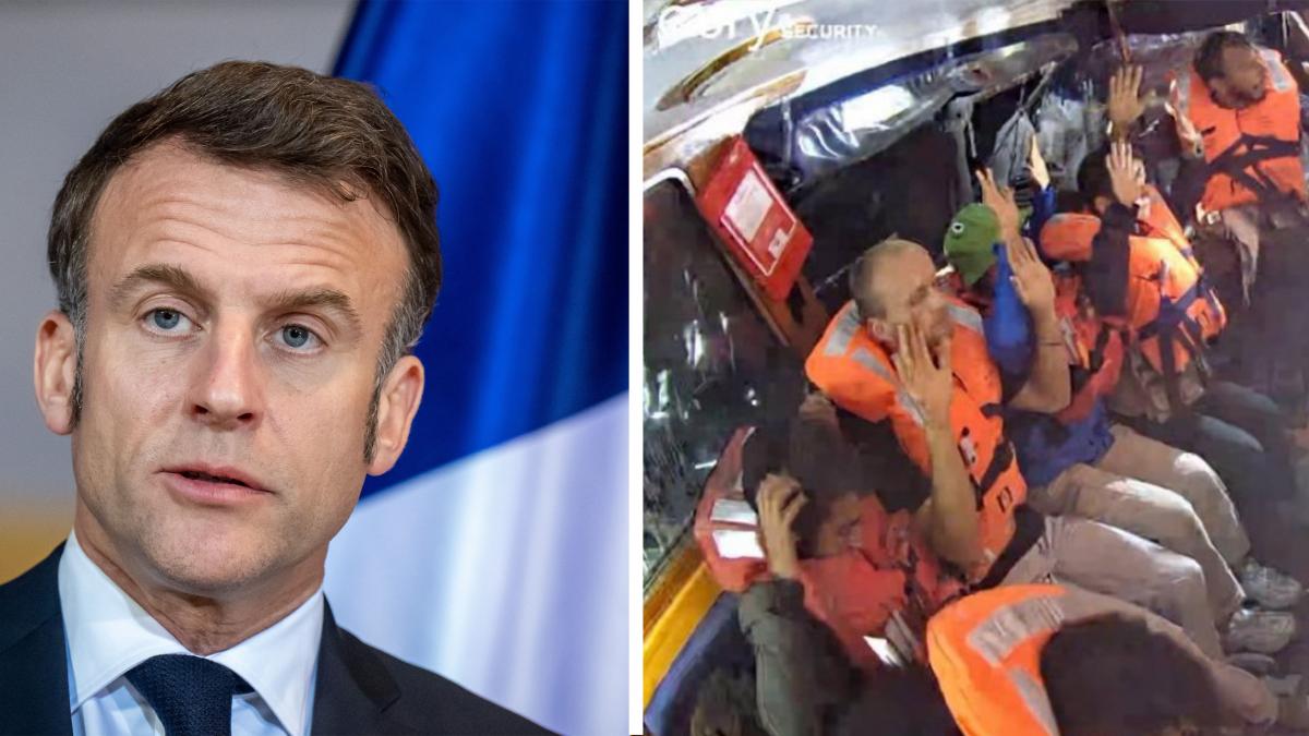 macron cere israelului sa elibereze cetatenii francezi de pe nava cu care greta thunberg a incercat sa duca ajutoare in fasia gaza