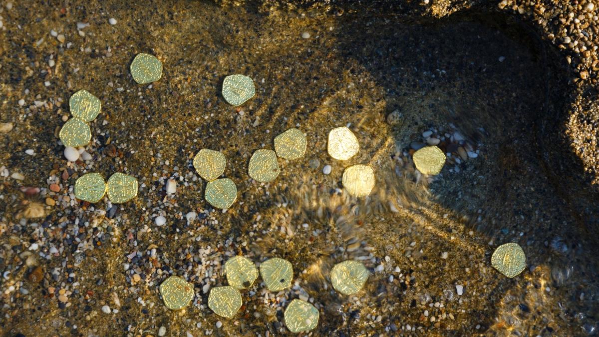 monedele de aur din cea mai bogata epava din lume dezvaluie reprezentari vechi de 300 de ani ale castelelor leilor si cruci din lemn