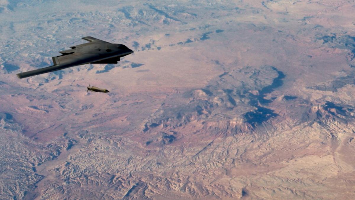 ce este gbu 57 singura arma care ar distruge cel mai important sit nuclear iranian poate fi lansata doar de americani de pe b 2