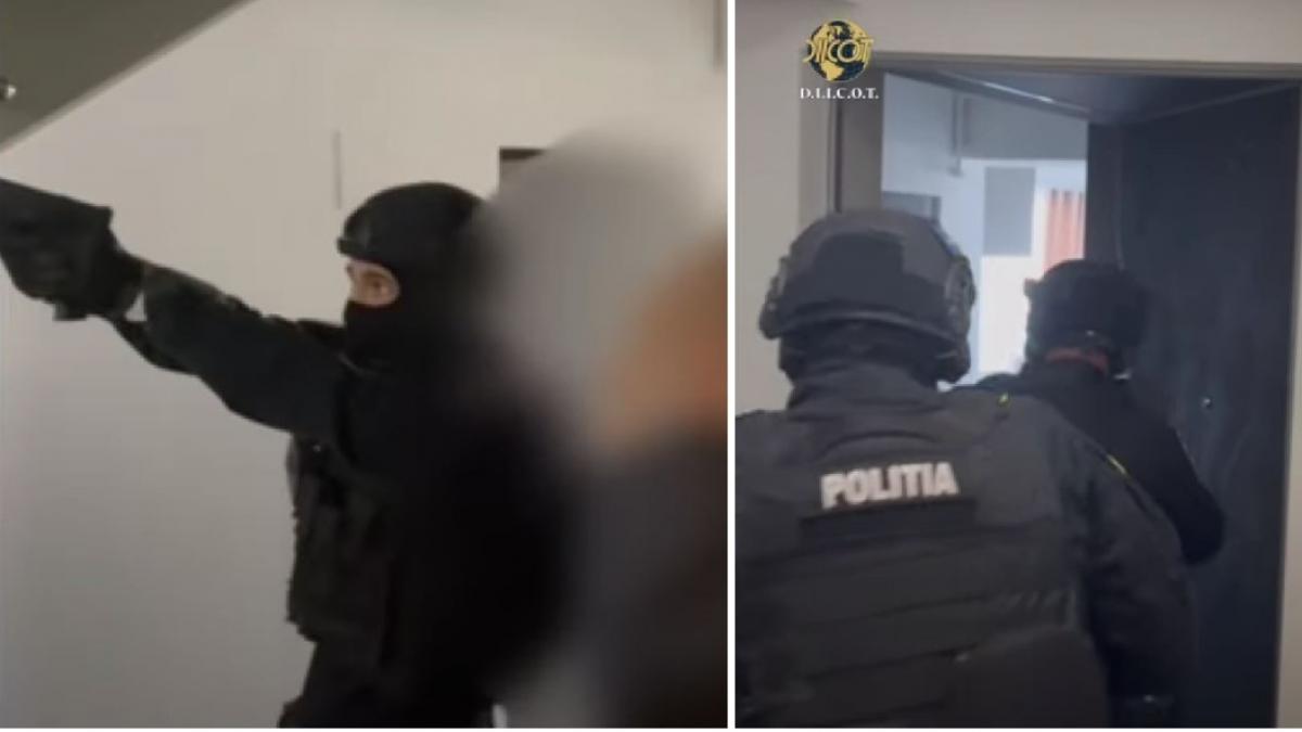 imagini de la operatiunea diicot de destructurare a retelei de trafic de droguri pe dark web cu criptomonede