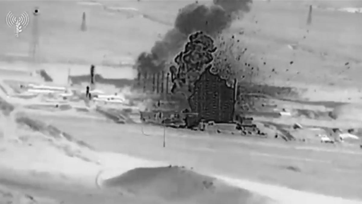 armata israeliana face publice imagini de la un atac asupra reactorului nuclear inactiv arak din iran