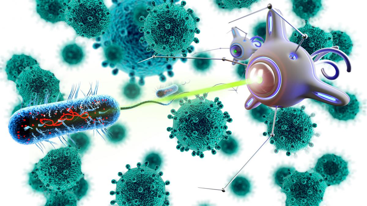 oamenii de stiinta din china au inventat roboti microscopici care sa fie injectati in oameni in loc de antibiotice