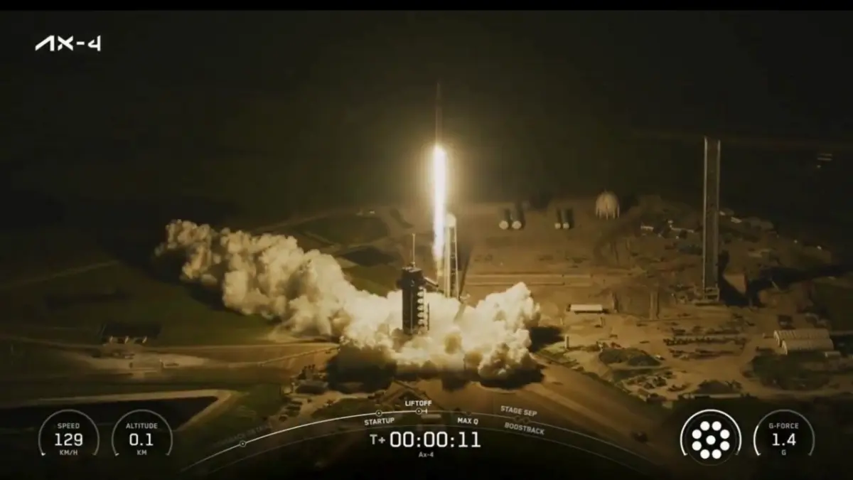 capsula spatiala crew dragon cu primii astronauti din ungaria polonia si india la bord a ajuns la statia spatiala internationala