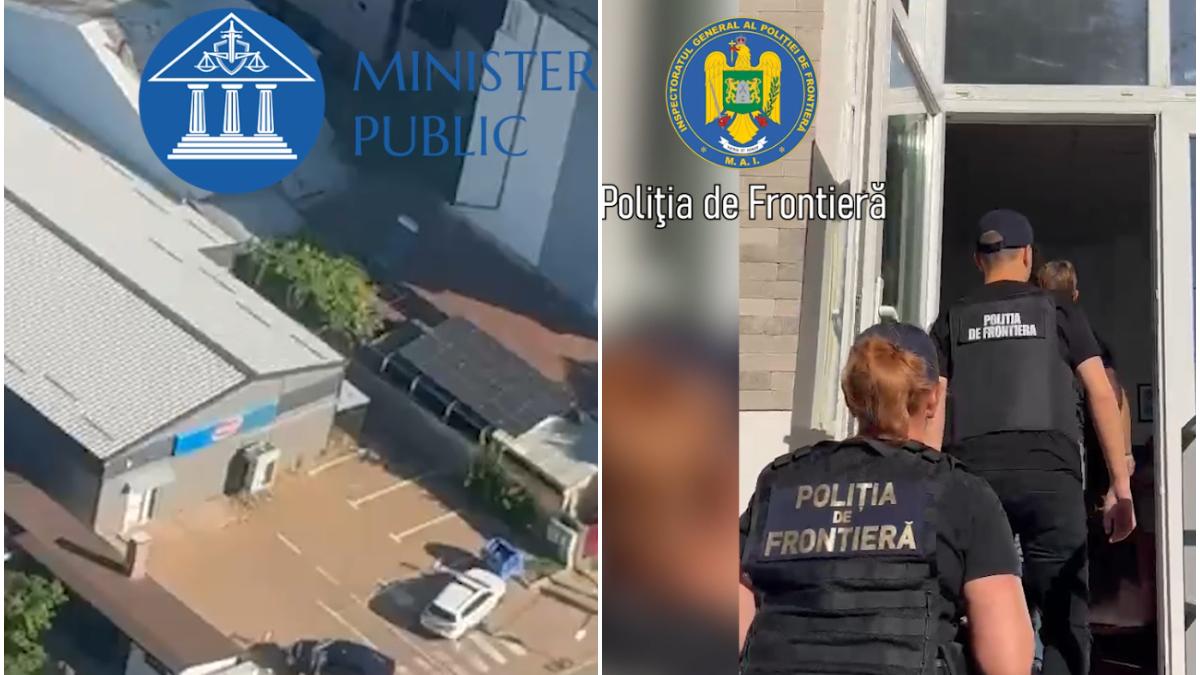 politisti perchezitii