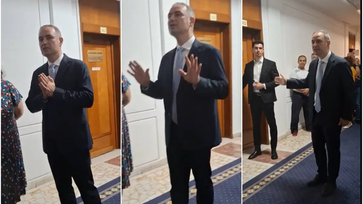 ministrul nazare asaltat de angajatii de la finante oamenii l au chemat in birourile lor el i a rugat frumos sa discute