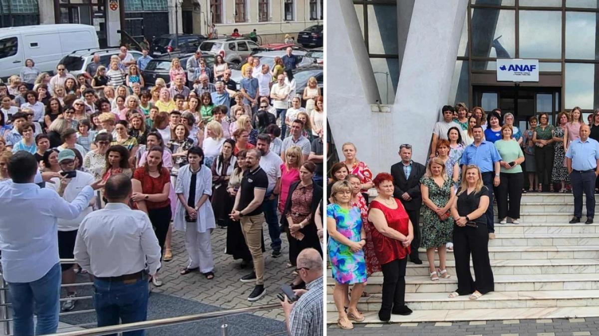 sindicatele din finante ameninta ca vor bloca romania nu vom veni o zi la munca in ziua in care se dau salarii pensii